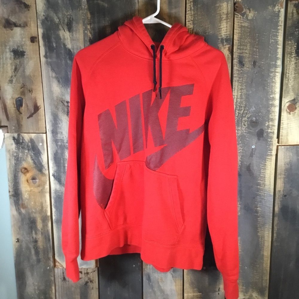 Nike hoodie sweatshirt large logo men’s size large